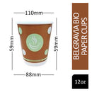 12oz Belgravia Biodegradable Double Walled Cups (25's) - UK BUSINESS SUPPLIES