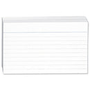 Concord 8x5inch White Ruled Record Card Pack 100's - UK BUSINESS SUPPLIES