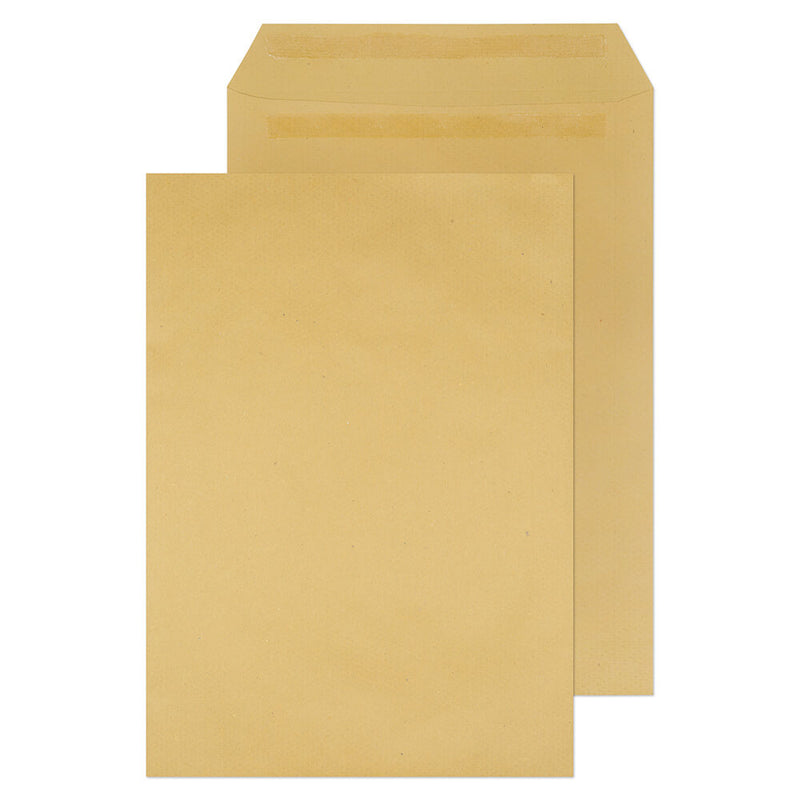 ValueX Pocket Envelope 381x254mm Recycled Self Seal Plain 115gsm Manilla (Pack 250) - 13890 - UK BUSINESS SUPPLIES
