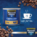 Maxwell House Cappuccino Instant Coffee 1kg Tin - UK BUSINESS SUPPLIES