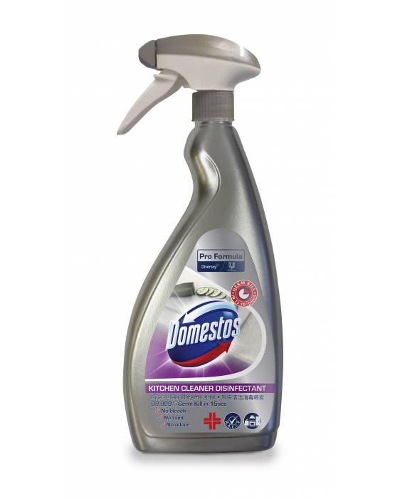 Domestos Pro Formula Kitchen Cleaner Disinfectant Spray 750ml - UK BUSINESS SUPPLIES