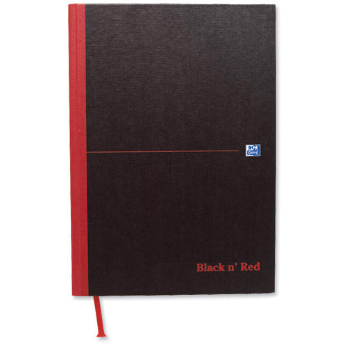 Black n' Red Notebook Smart Ruled Casebound 90gsm A4 Ref 100080428 - UK BUSINESS SUPPLIES