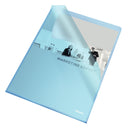 Esselte Cut Back Folder Polypropylene A4 105 Micron Blue (Pack 100) 54837 - UK BUSINESS SUPPLIES