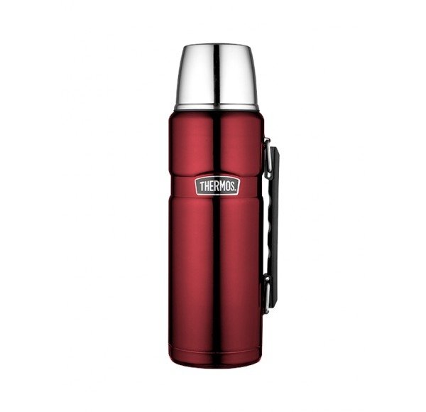 Thermos Stainless Red Flask 1.2 Litre - UK BUSINESS SUPPLIES