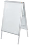 Nobo A Board Snap Frame Poster Display A1 Aluminium Frame Plastic Front Silver 1902206 - UK BUSINESS SUPPLIES