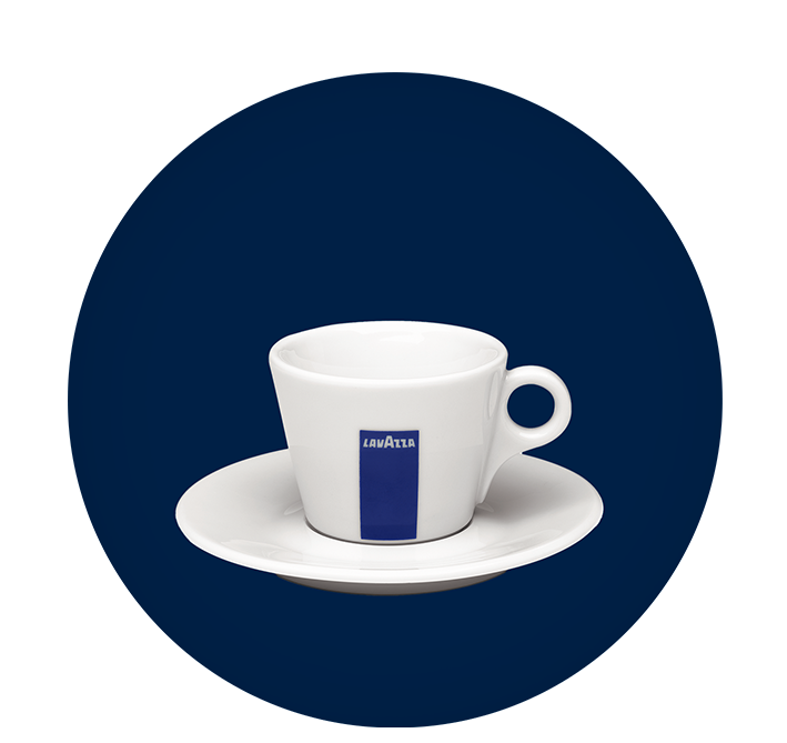Lavazza Branded Cappuccino Cup & Saucer Set - UK BUSINESS SUPPLIES