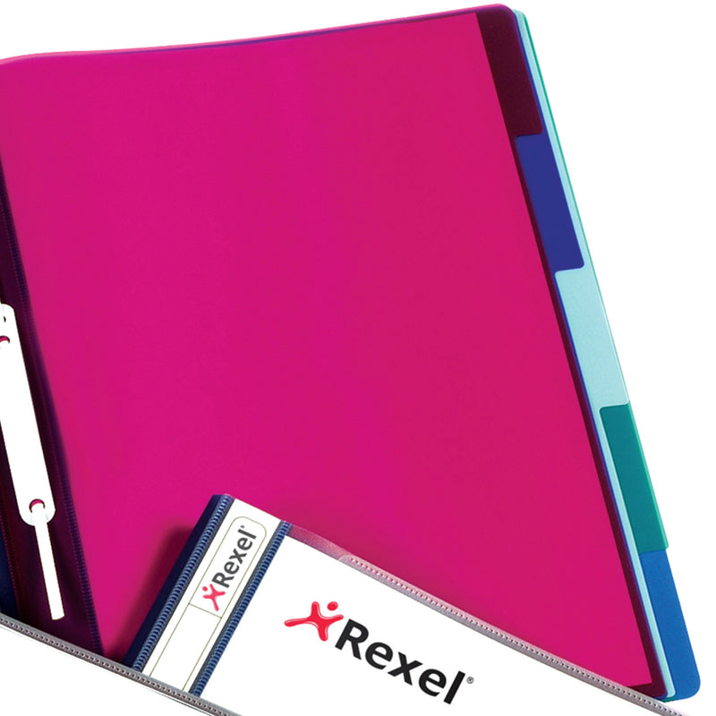 Rexel 5 Part File Polypropylene A4 Translucent 2100593 - UK BUSINESS SUPPLIES