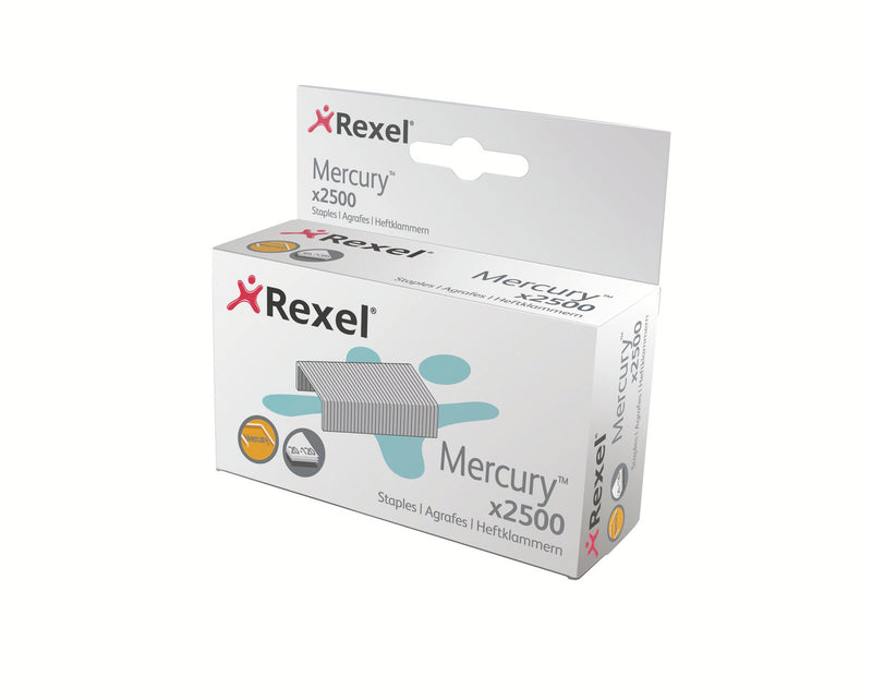 Rexel Mercury Heavy Duty Staples (Pack 2500) 2100928 - UK BUSINESS SUPPLIES