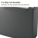 Rexel Momentum S206 Strip Cut Shredder 9 Litre 6 Sheet Black 2104568 - UK BUSINESS SUPPLIES