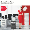 Rexel Momentum S206 Strip Cut Shredder 9 Litre 6 Sheet Black 2104568 - UK BUSINESS SUPPLIES