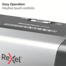 Rexel Momentum X406 Cross Cut Shredder 15 Litre 6 Sheet Black 2104569 - UK BUSINESS SUPPLIES