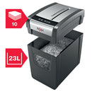 Rexel Momentum X410-SL Slimline Cross Cut Shredder 23 Litre 10 Sheet Black 2104573 - UK BUSINESS SUPPLIES
