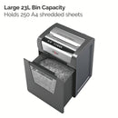 Rexel Momentum M510 Micro Cut Shredder 23 Litre 10 Sheet Black 2104575 - UK BUSINESS SUPPLIES