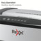 Rexel Momentum X420 Cross Cut Shredder 30 Litre 20 Sheet Black 2104578 - UK BUSINESS SUPPLIES