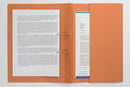 Guildhall Spring Pocket Transfer File Manilla Foolscap 315gsm Orange (Pack 25) - 211/9063Z - UK BUSINESS SUPPLIES
