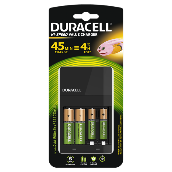 Duracell CEF14 4 Hour Charger - UK BUSINESS SUPPLIES