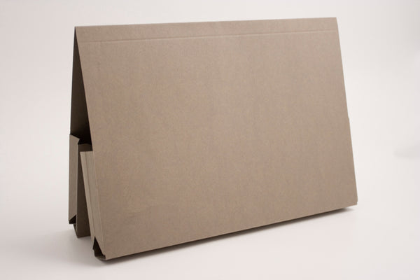 Guildhall Double Pocket Legal Wallet Manilla Foolscap 315gsm Grey (Pack 25) - 214-GRYZ - UK BUSINESS SUPPLIES