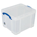 Really Useful Clear Plastic Storage Box 35 Litre - UK BUSINESS SUPPLIES