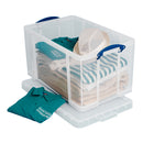 Really Useful Clear Plastic Storage Box 84 Litre - UK BUSINESS SUPPLIES