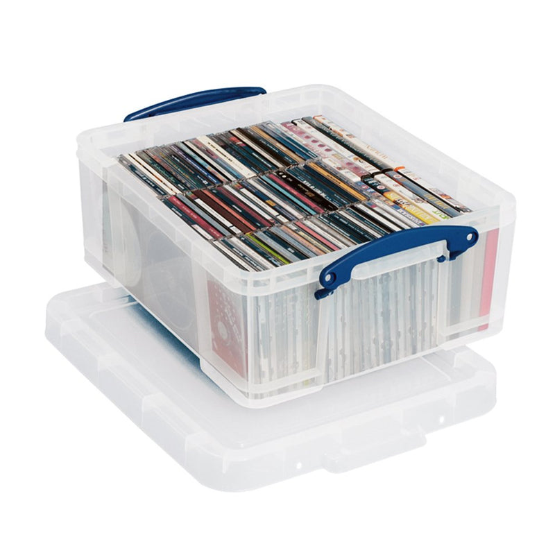 Really Useful Clear Plastic Storage Box 18 Litre - UK BUSINESS SUPPLIES