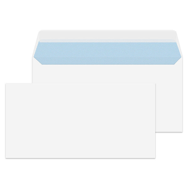 ValueX Wallet Envelope DL Peel and Seal Plain 100gsm White (Pack 500) - 23882 - UK BUSINESS SUPPLIES