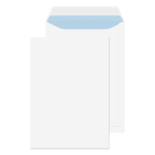 ValueX Pocket Envelope C4 Peel and Seal Plain 100gsm White (Pack 250) - 23891 - UK BUSINESS SUPPLIES