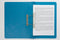 Europa Spiral Wirebound Spring Transfer File Manilla A4 300 Micron Blue (Pack 25) 3005 - UK BUSINESS SUPPLIES