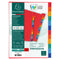 Exacompta Index Jan-Dec A4 225gsm Pressboard Assorted Colours - 3109Z - UK BUSINESS SUPPLIES