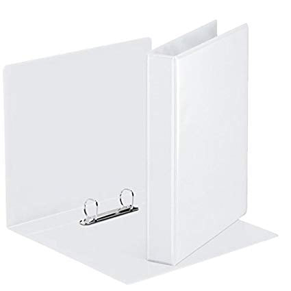 Esselte 25mm 2 D-Ring Presentation Binder A5 White (Pack of 12) 46571 - UK BUSINESS SUPPLIES