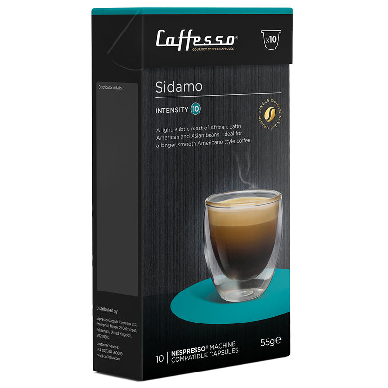 Caffesso Sidamo Nespresso Compatible 10 Pods - UK BUSINESS SUPPLIES
