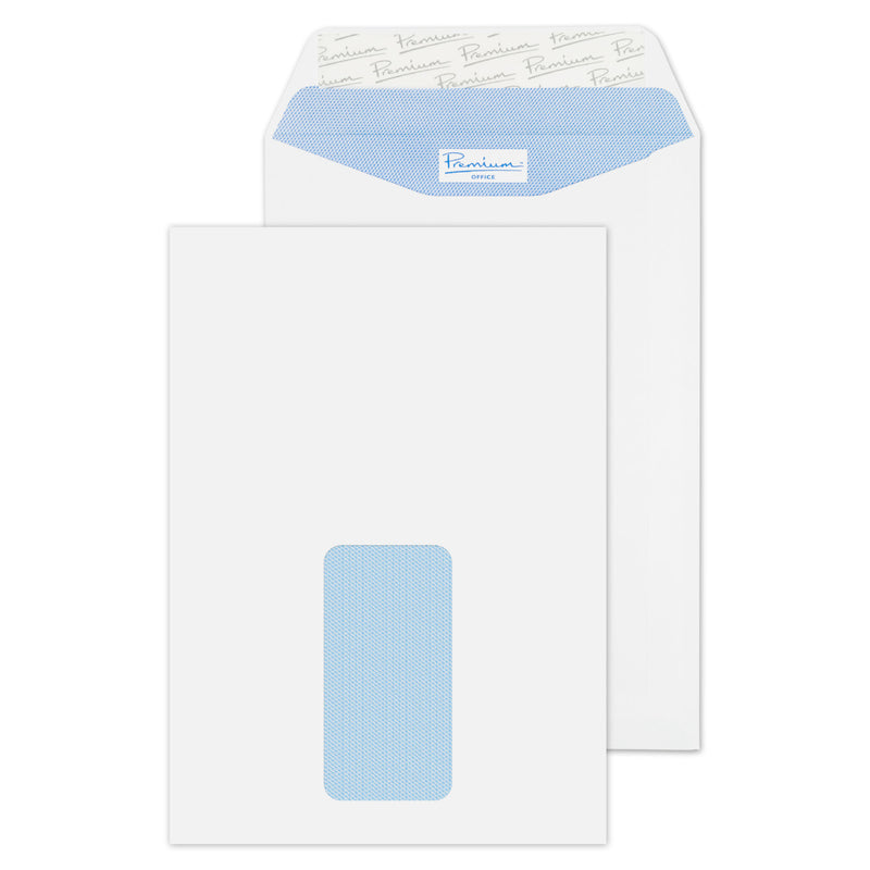 Blake Premium Office Pocket Envelope C5 Peel and Seal Window 120gsm Ultra White Wove (Pack 500) - 34116 - UK BUSINESS SUPPLIES