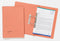 Guildhall Spring Transfer File Manilla Foolscap 285gsm Orange (Pack 25) - 346-ORGZ - UK BUSINESS SUPPLIES