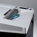 Rexel Wide Entry RLWX25 Cross Cut Shredder 175 Litre 26 Sheet Black/Silver 2103025 - UK BUSINESS SUPPLIES