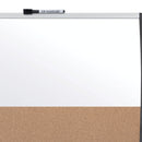 Nobo Combination Board Cork/Magnetic Whiteboard Arched Frame 585x430mm 1903810 - UK BUSINESS SUPPLIES