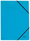 Leitz Recycle Card Folder With Elastic Band Closure A4 Blue 39080035 - UK BUSINESS SUPPLIES