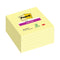 Post-It Super Sticky (101 x 101mm) Extra Large Lined Post-it Notes Canary Yellow (6 x 90 Sheets) - UK BUSINESS SUPPLIES