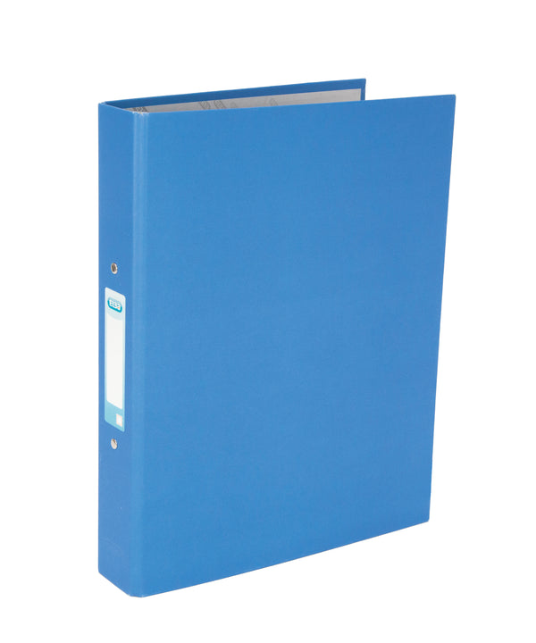 Elba Ring Binder A4+ 25mm Capacity 30mm Spine Paper On Board 2 O-Ring Blue (Pack 10) 400033496 - UK BUSINESS SUPPLIES