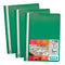Elba Report File Clear Front Plastic Green Pack 50 400055031 - UK BUSINESS SUPPLIES