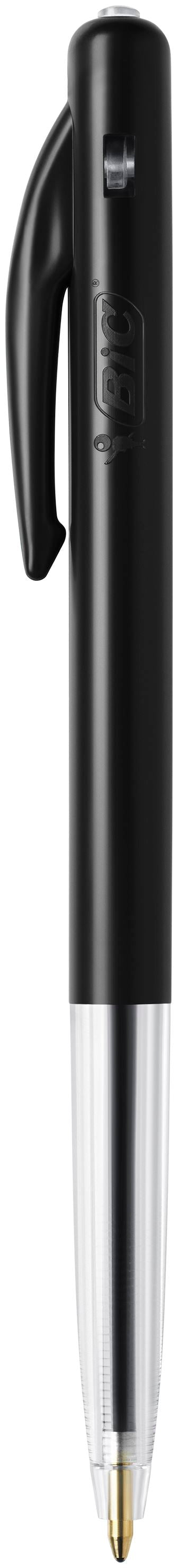 Bic M10 Clic Retractable Ballpoint Pen 1mm Tip 0.32mm Line Black (Pack 50) - 1199190125 - UK BUSINESS SUPPLIES
