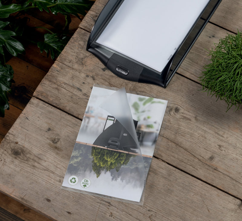 Leitz Recycle Folder A4 140 Micron (Pack 25) 40013003 - UK BUSINESS SUPPLIES