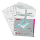 Rexel Nyrex Multipunched Pocket With 16 Welded Business Card Slots A4 Code 13681 - UK BUSINESS SUPPLIES