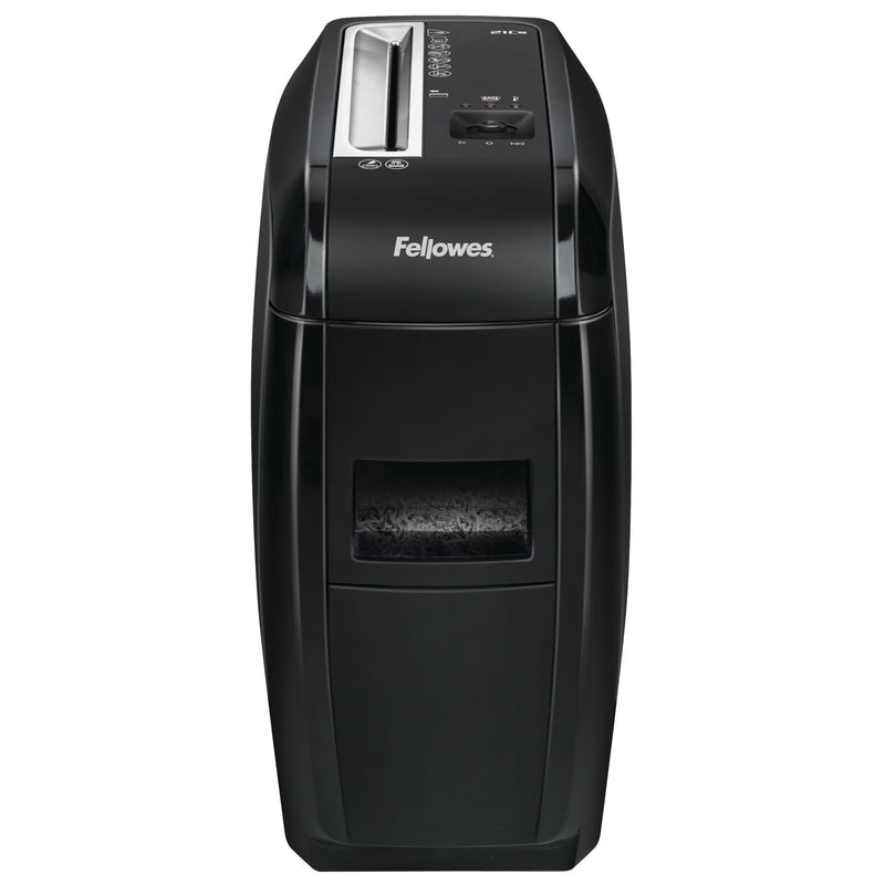 Fellowes 21Cs Cross Cut Shredder 15 Litre 12 Sheet Black 4360301 - UK BUSINESS SUPPLIES