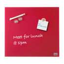Nobo Magnetic Glass Whiteboard Tile 300x300mm Red 1903954 - UK BUSINESS SUPPLIES
