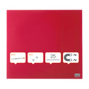 Nobo Magnetic Glass Whiteboard Tile 300x300mm Red 1903954 - UK BUSINESS SUPPLIES