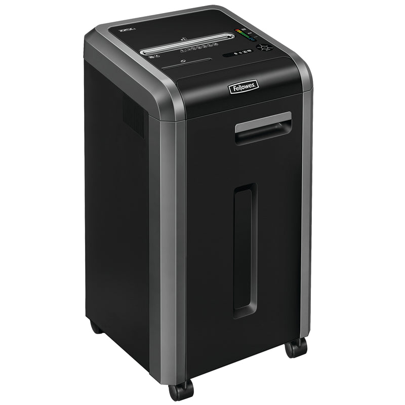 Fellowes 225Ci Cross Cut Shredder 60 Litre 20 Sheet Black/Grey 4622101 - UK BUSINESS SUPPLIES
