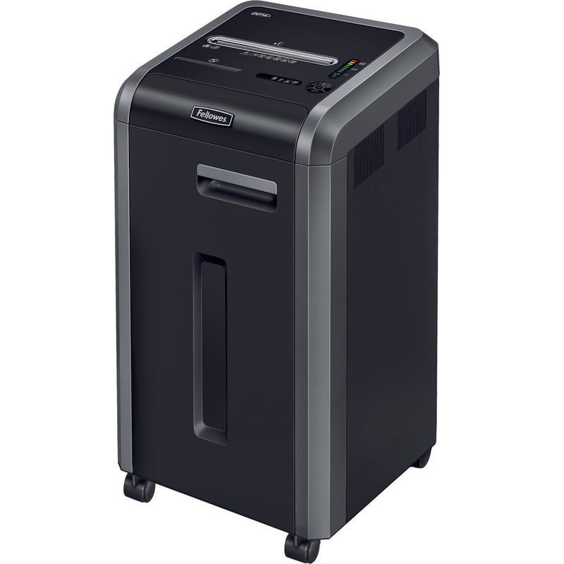 Fellowes 225Ci Cross Cut Shredder 60 Litre 20 Sheet Black/Grey 4622101 - UK BUSINESS SUPPLIES
