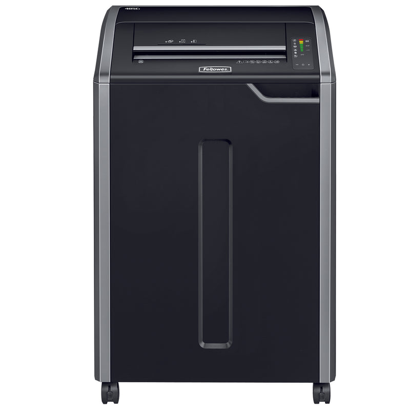 Fellowes Powershred 485Ci Cross Cut Shredder 142 Litre 32 Sheet Black/Grey 4699001 - UK BUSINESS SUPPLIES