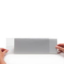 Deflecto Tent Shaped Desktop Name Holder A4 Landscape Clear - 48601 - UK BUSINESS SUPPLIES