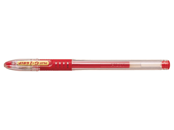 Pilot G-107 Grip Gel Rollerball Pen 0.7mm Tip 0.35mm Line Red (Pack 12) - 4902505158841 - UK BUSINESS SUPPLIES