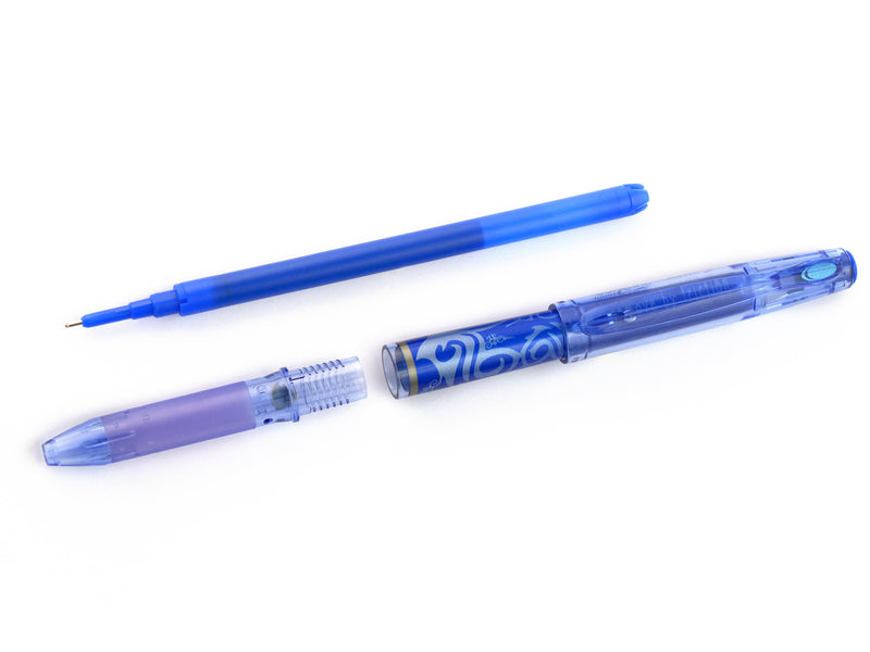 Pilot FriXion Point Erasable Gel Rollerball Pen 0.5mm Tip 0.25mm Line Blue (Pack 12) - 227101203 - UK BUSINESS SUPPLIES